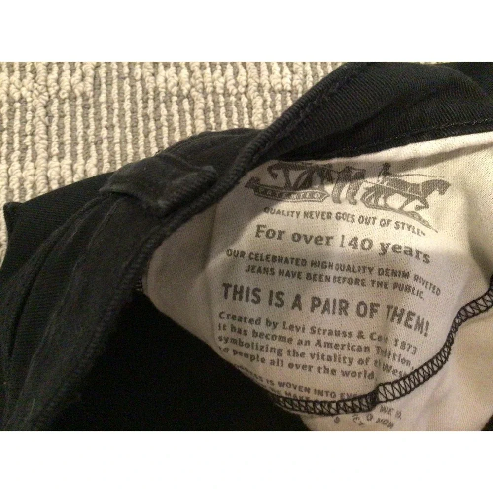 Levi's 541 Athletic Cut Black Size 42 X 32 Men's‎ Jeans